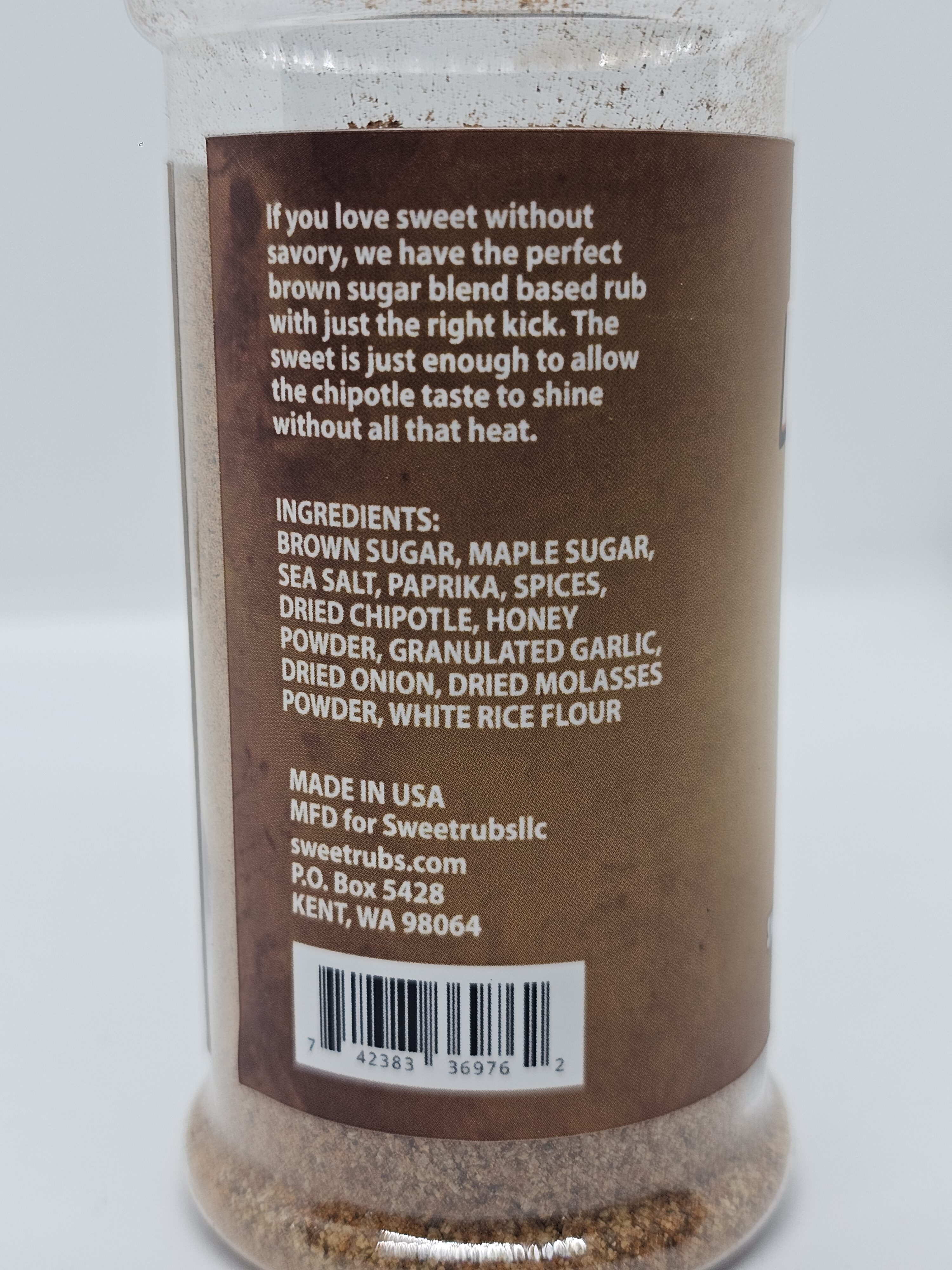 HICKORY CHIPOTLE SWEET HEAT RUB AND SEASONING 5OZ - Image 2